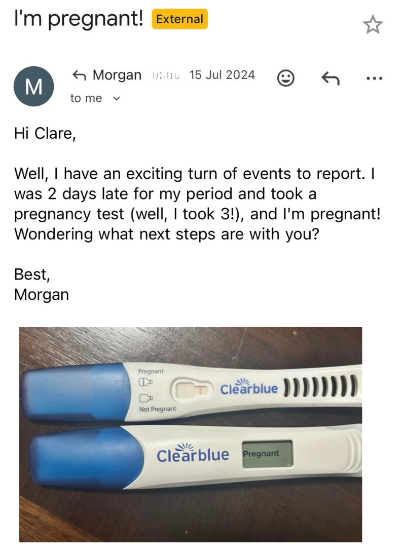 Client testimonial