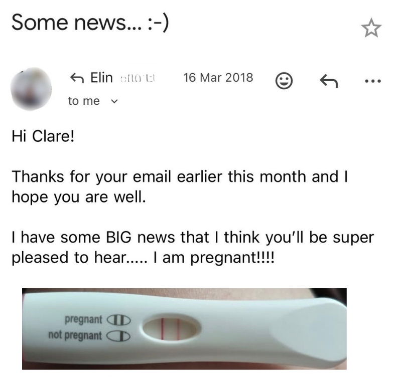 Client testimonial