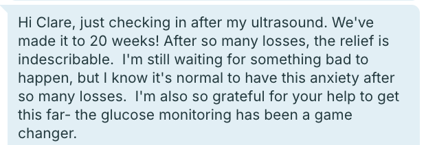 Client testimonial