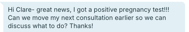 Client testimonial