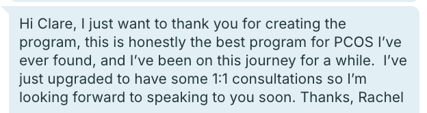 Client testimonial