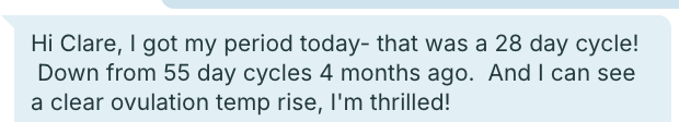 Client testimonial